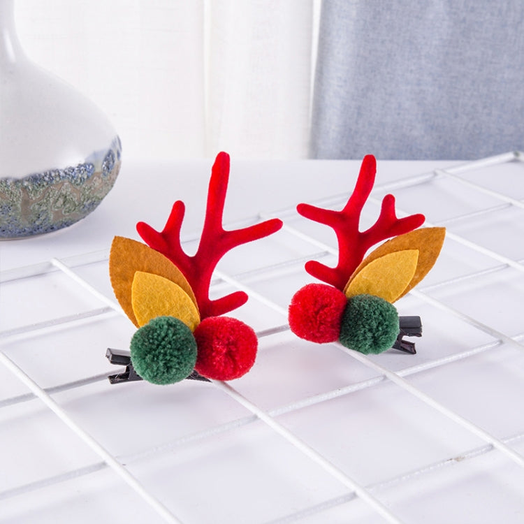 1pair Christmas Hair Accessories Cute Hairpins For Children-Reluova