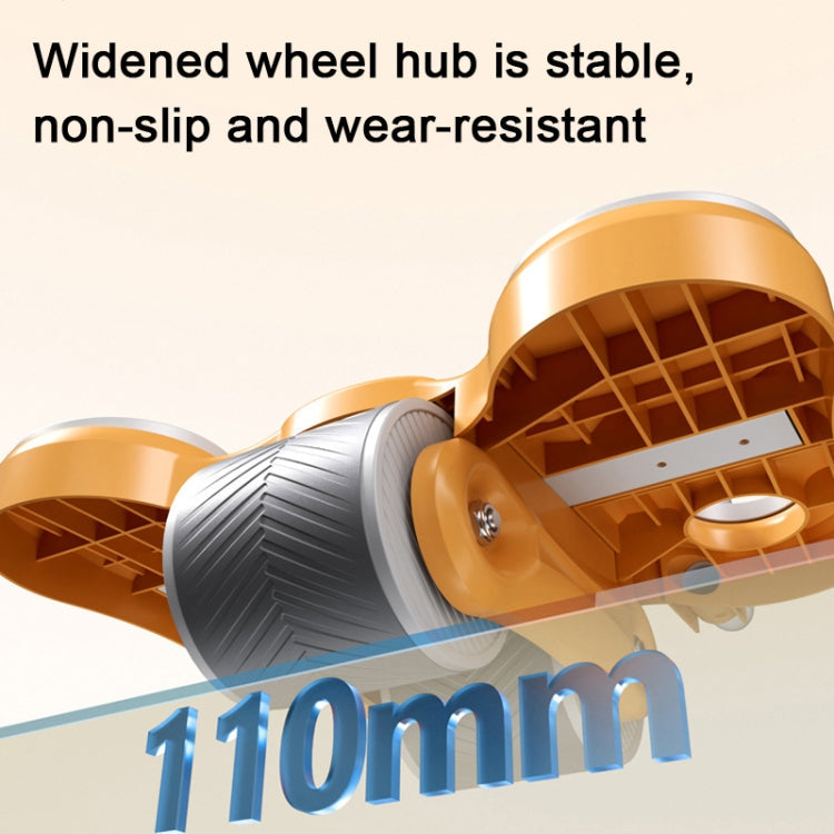 4-elbow Support Hollow Abdominal Wheel Automatic Rebound Ab Roller Fitness Equipment with Timing Reluova