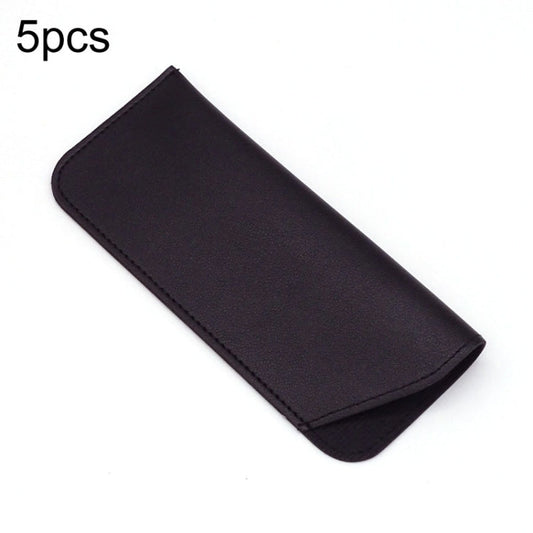 5pcs Thickened Sunglasses Pouch Portable Dustproof Storage Bag Reluova