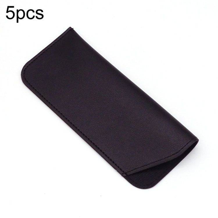 5pcs Thickened Sunglasses Pouch Portable Dustproof Storage Bag Reluova