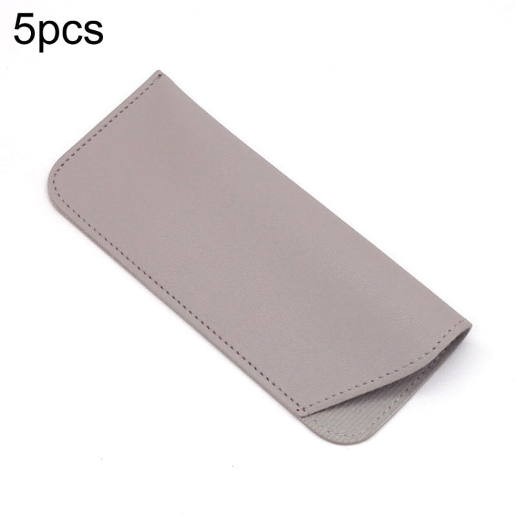 5pcs Thickened Sunglasses Pouch Portable Dustproof Storage Bag Reluova