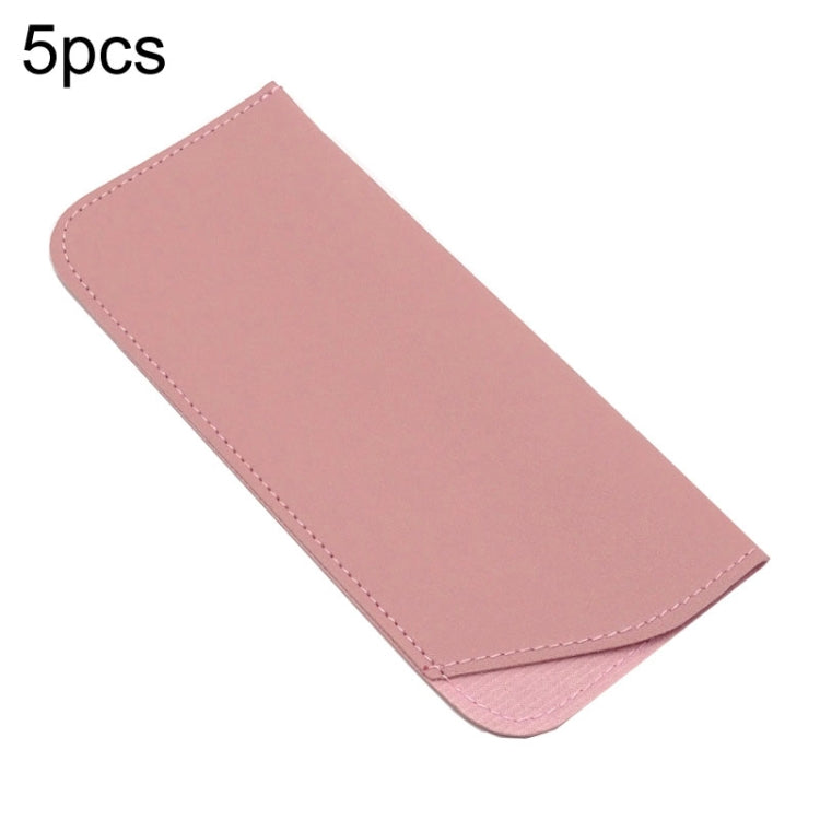 5pcs Thickened Sunglasses Pouch Portable Dustproof Storage Bag Reluova