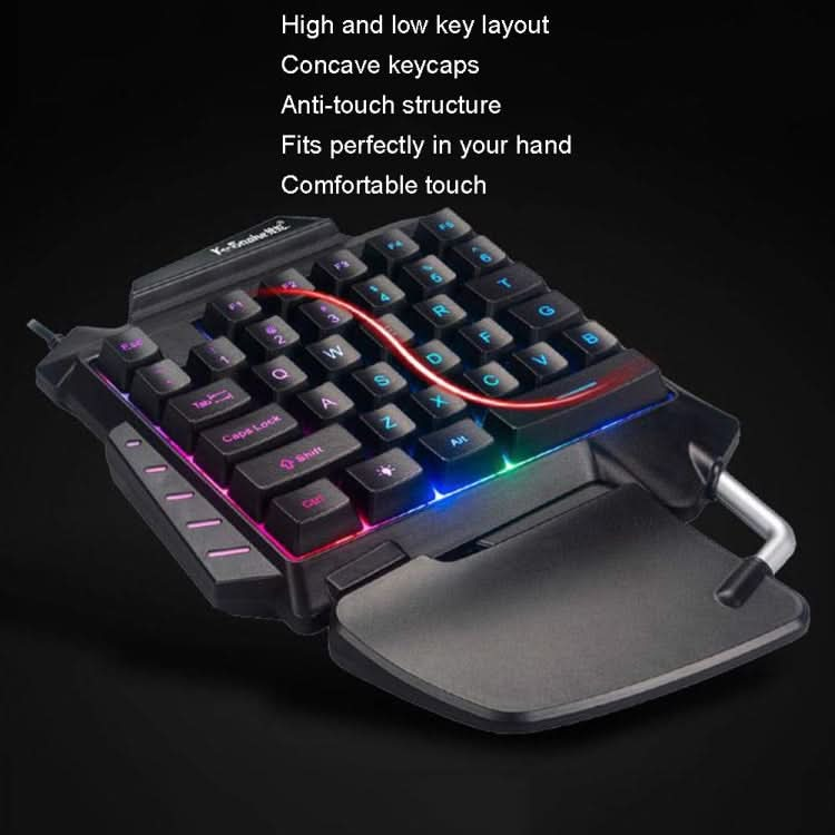 K-Snake G92 Single Small Keyboard Mobile Games Luminous Robotic Machine Sensory Game Keyboard My Store