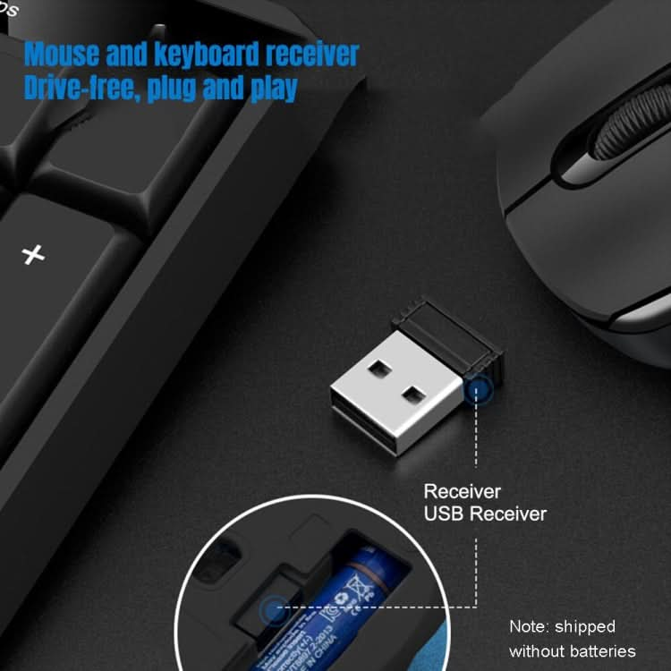 K-Snake WK800 Wireless 2.4G Keyboard Mouse Set Tabletop Computer Notebook Business Office House Use My Store