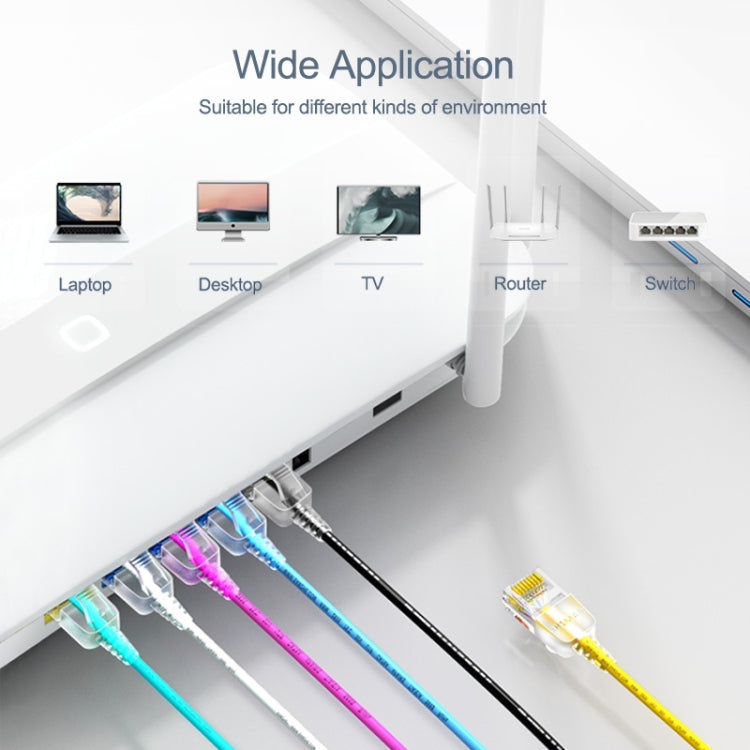 SAMZHE Cat6A Ethernet Cable UTP Network Patch Cable