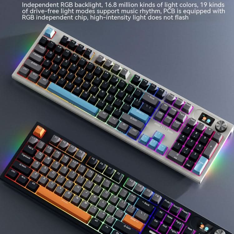 LANGTU LT104 Mechanical Keyboard Backlight Display Flexible DIY Keyboard My Store