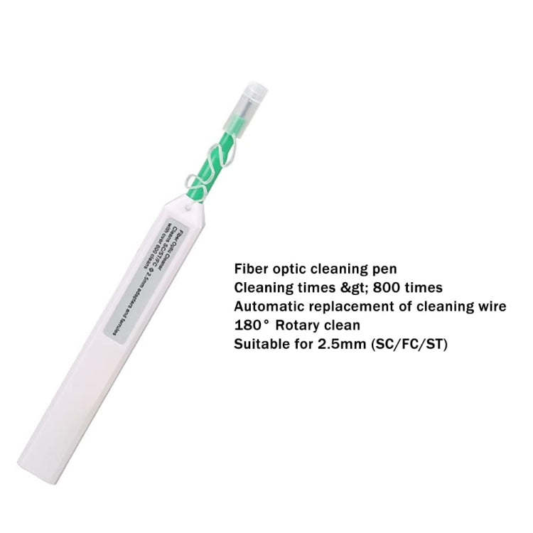 10 In 1 Optical Fiber Cleaning Tool Kit 1.25/2.5mm Fiber Cleaning Pen