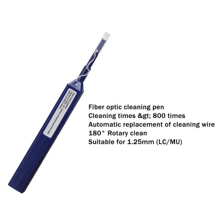 10 In 1 Optical Fiber Cleaning Tool Kit 1.25/2.5mm Fiber Cleaning Pen