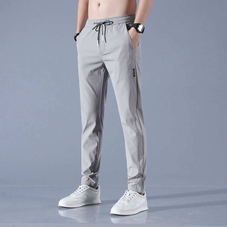 Mens Summer Thin Elastic Waist Pants My Store