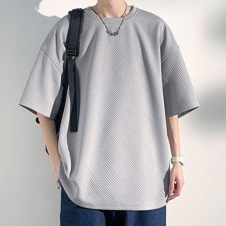 Mens Loose Half Sleeve Bottom T-Shirt Short Sleeves Jersey