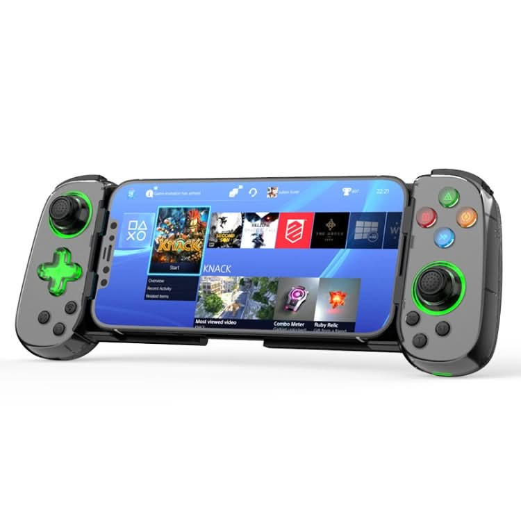 D7 BT5.0 Retractable Gamepad With Light For PC / Android / IPhone /Win7 10 11/Mac OS/Switch Reluova