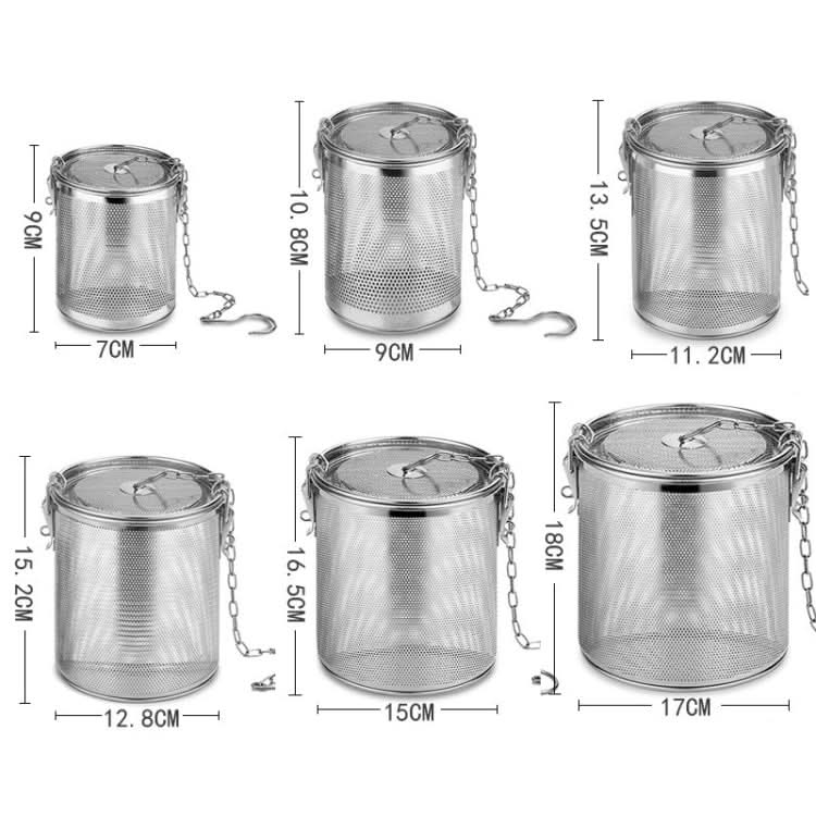 304 Stainless Steel Brine Basket Tea Residue Ball Soup Material Box-Reluova