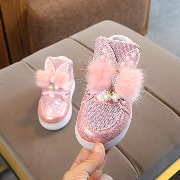 Cartoon Children Shoes Colorful Diamonds With LED Light Light-Up Baby Footwear My Store