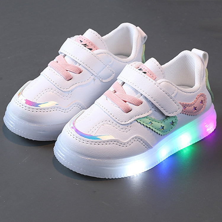 Children Board Shoes LED Light-Up Casual Footwear Boys And Girls Shoes