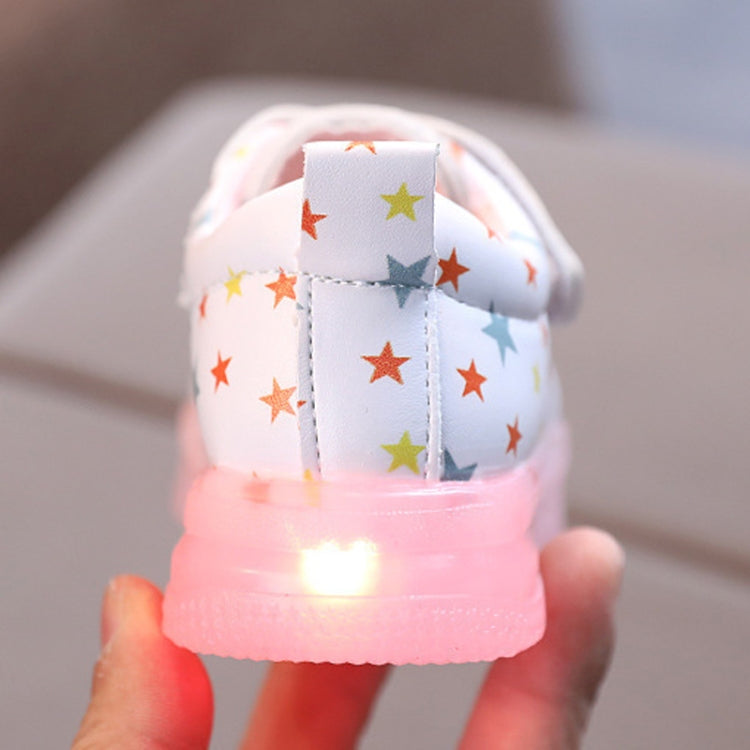 WISDOMFROG Children Sneakers Light-Up Stars Soft Sole Girls Board Shoes Boys Footwear My Store