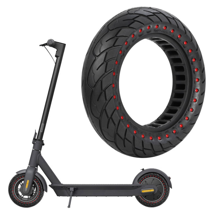 For Ninebot MAX G30 Electric Scooter 10x2.5 Inflatable Honeycomb Solid Run-flat Tire Reluova