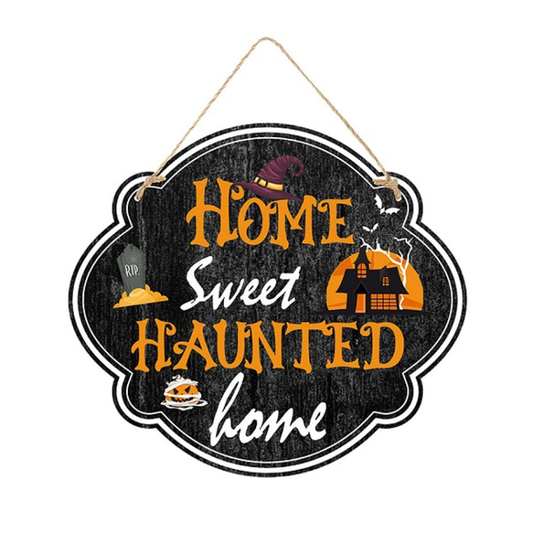 Halloween Door Sign Haunted House Horror Atmosphere Decoration My Store