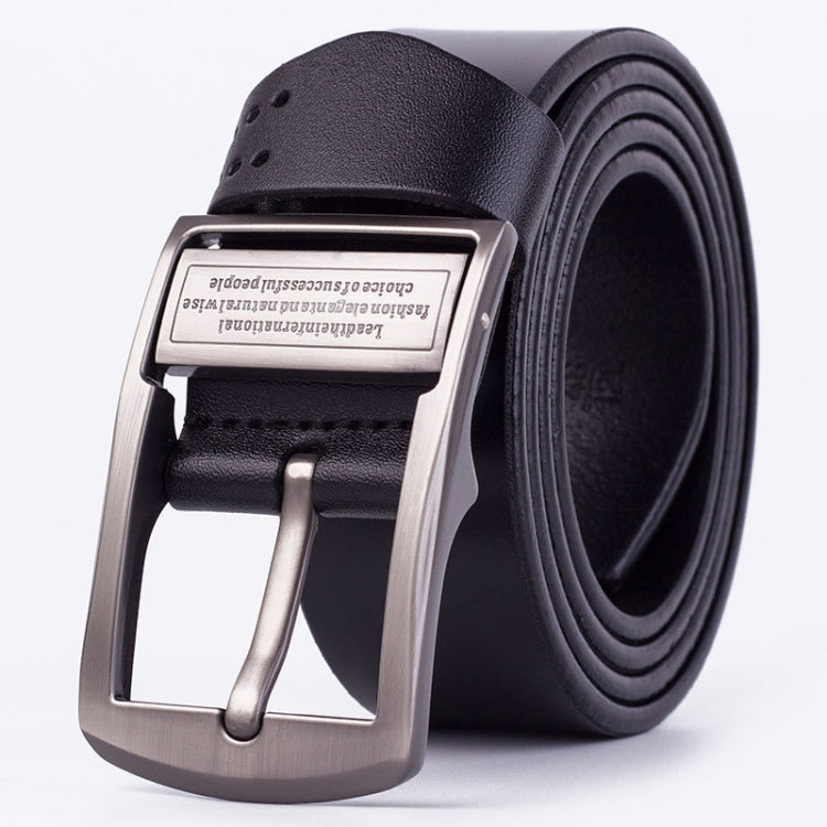 Men Leather Pin Buckle Belt Retro Lacquered CowhideWaist Band My Store