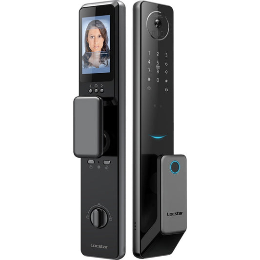 LOCSTAR S61 Fully Automatic 3D Face Recognition Tuya Wifi Smart Fingerprint Lock Anti-theft Password Lock