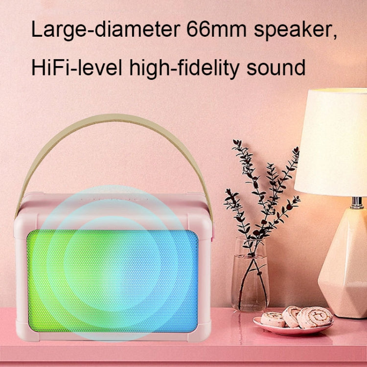 Portable RGB Lighting Effect Bluetooth Speaker Home Mini Karaoke Audio Reluova