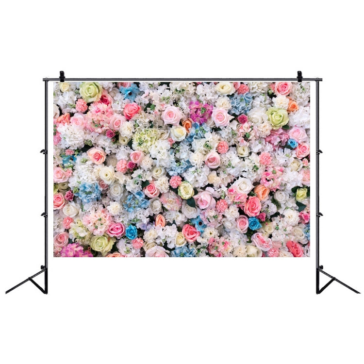 2.1 X 1.5m Festive Photography Backdrop 3D Wedding Flower Wall Hanging Cloth-Reluova