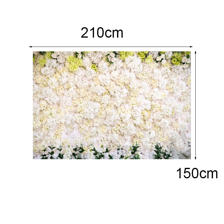 2.1 X 1.5m Festive Photography Backdrop 3D Wedding Flower Wall Hanging Cloth