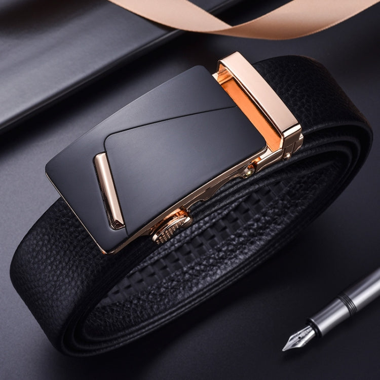 Men Leather Automatic Buckle Belt Business Style Waist Band My Store