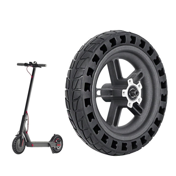 For Xiaomi M365 Electric Scooter 8.5-inch Rear Wheel  Solid Shock-absorbing Honeycomb Tire with Hub Reluova