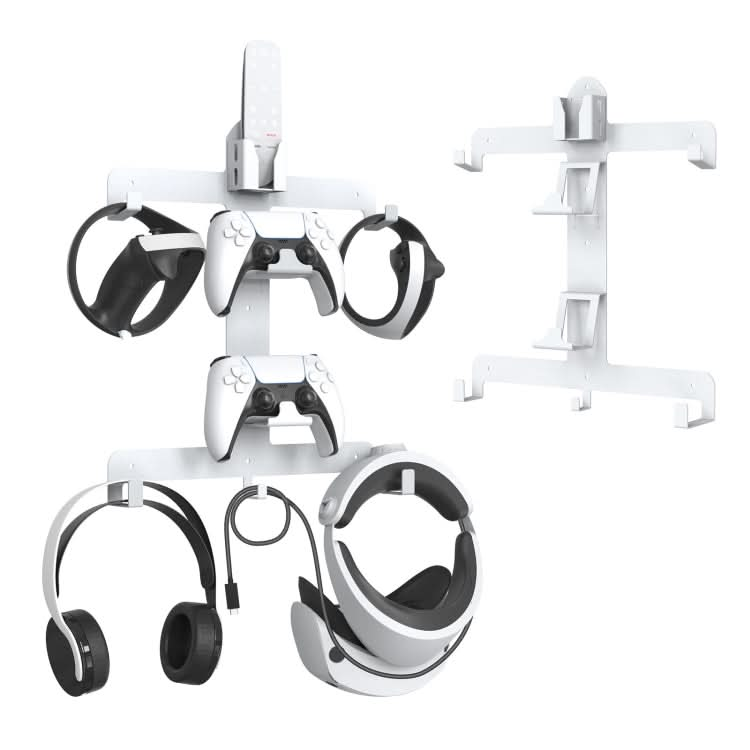 JYS JYS-P5158 For PS5 VR2 Wall Storage Bracket Helmet/Headset/Handle/Remote Control Wall Storage Storage Shelf Reluova