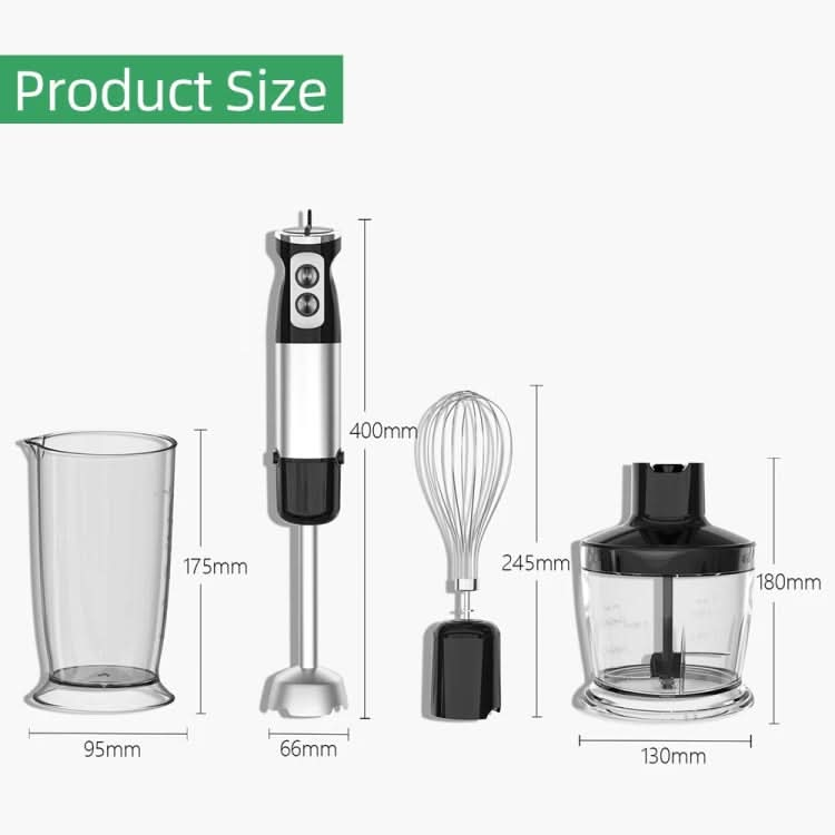 6-in-1 600W Multifunctional  Electric Blender Stainless Steel Food Cooking Stick-Reluova