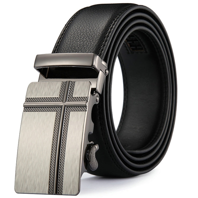 Men Automatic Buckle Belt Leather Waistband Business Style Trouser Belt My Store