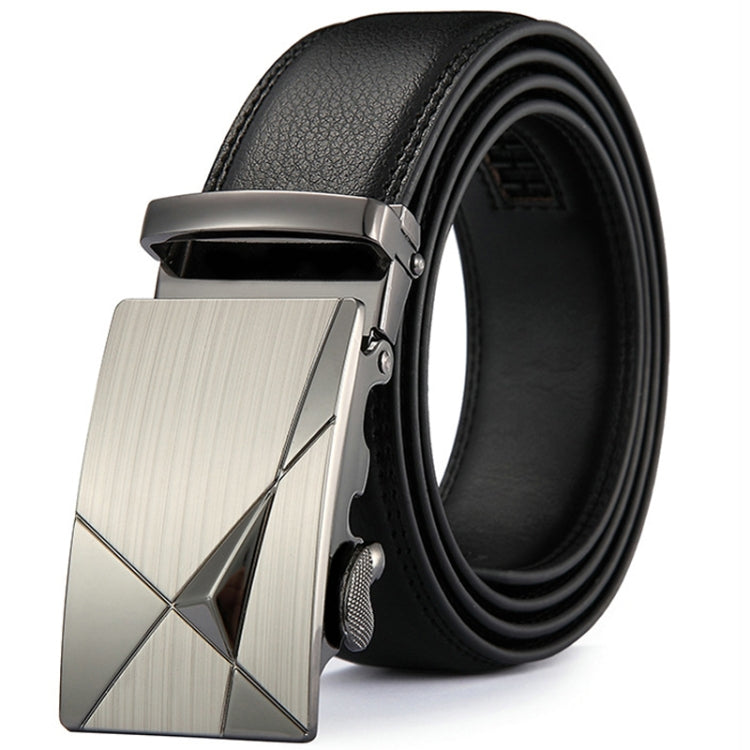 Men Automatic Buckle Belt Leather Waistband Business Style Trouser Belt My Store