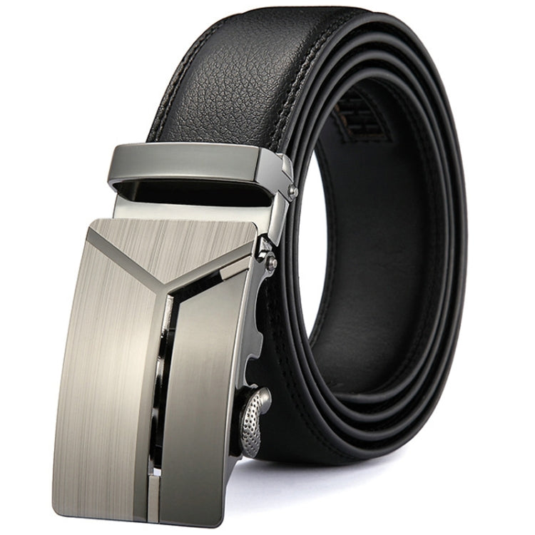 Men Automatic Buckle Belt Leather Waistband Business Style Trouser Belt My Store