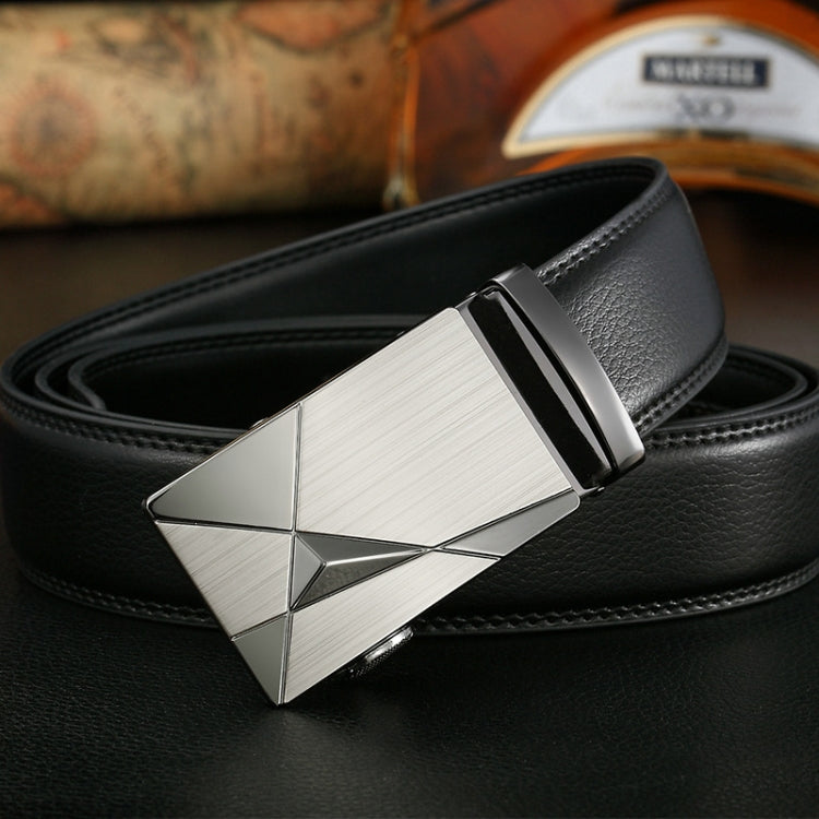 Men Automatic Buckle Belt Leather Waistband Business Style Trouser Belt My Store