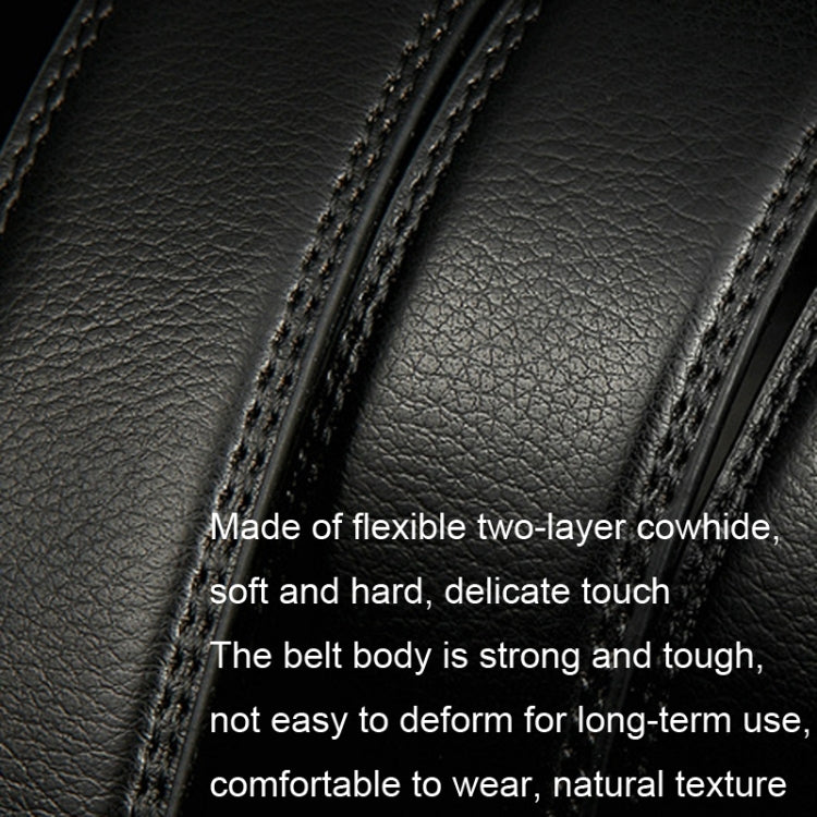 Men Automatic Buckle Belt Leather Waistband Business Style Trouser Belt My Store