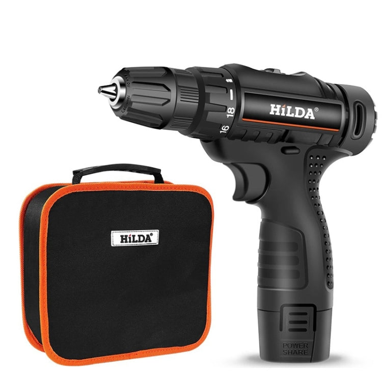 HILDA Home Power Drill 12V Li-Ion Drill With Charger And Battery, EU Plug