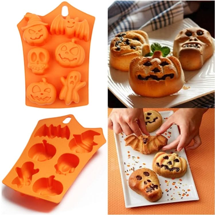 Halloween Chocolate Silicone Mold Handmade Baking Model DIY Cake Mold Reluova