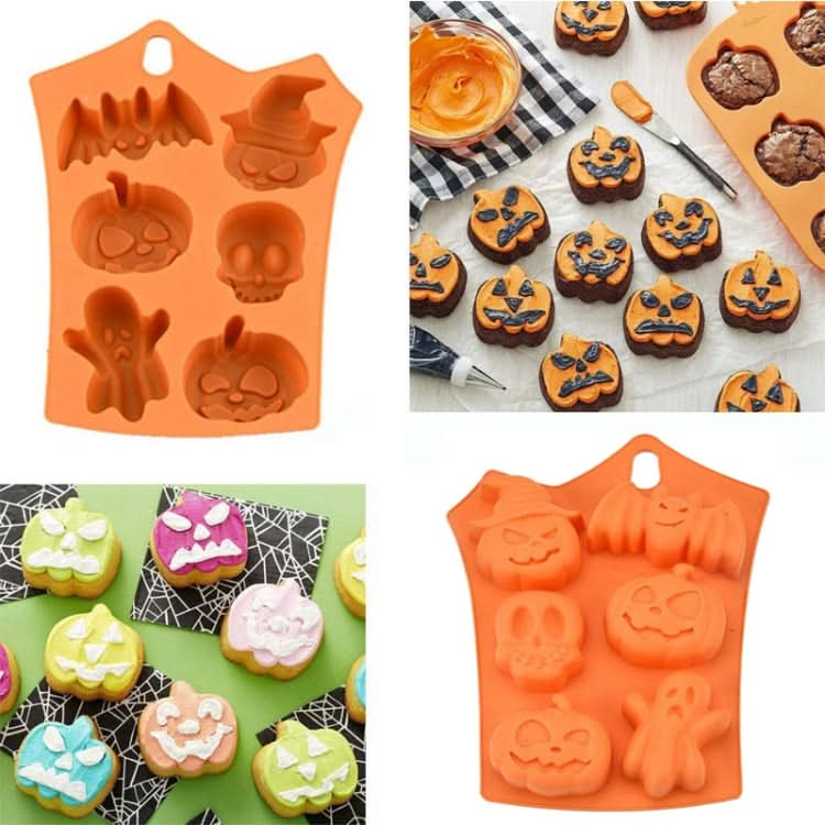 Halloween Chocolate Silicone Mold Handmade Baking Model DIY Cake Mold Reluova