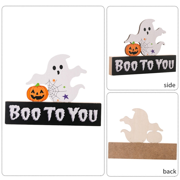 Wooden Letter Table Decoration Halloween Scene Decoration Props My Store