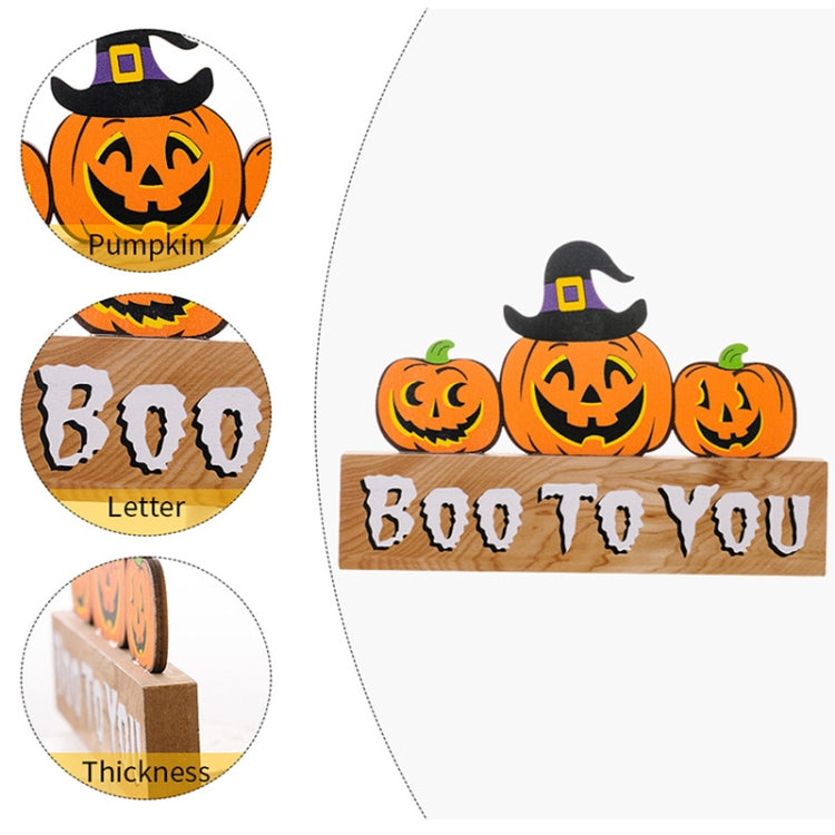 Wooden Letter Table Decoration Halloween Scene Decoration Props My Store