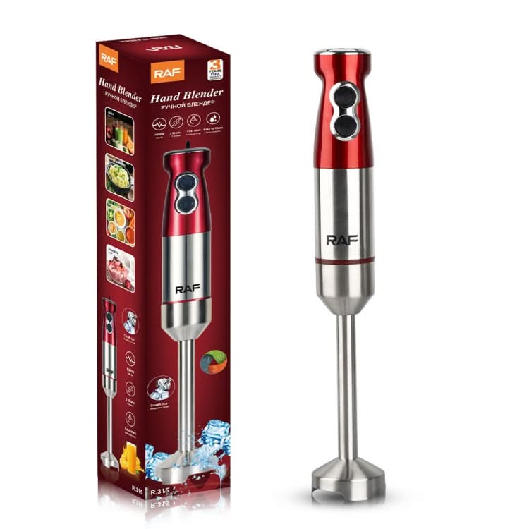 RAF 600W 2-blade Juicer Cooking Stick Stirring Rod  Blender Mixer,EU Plug Reluova