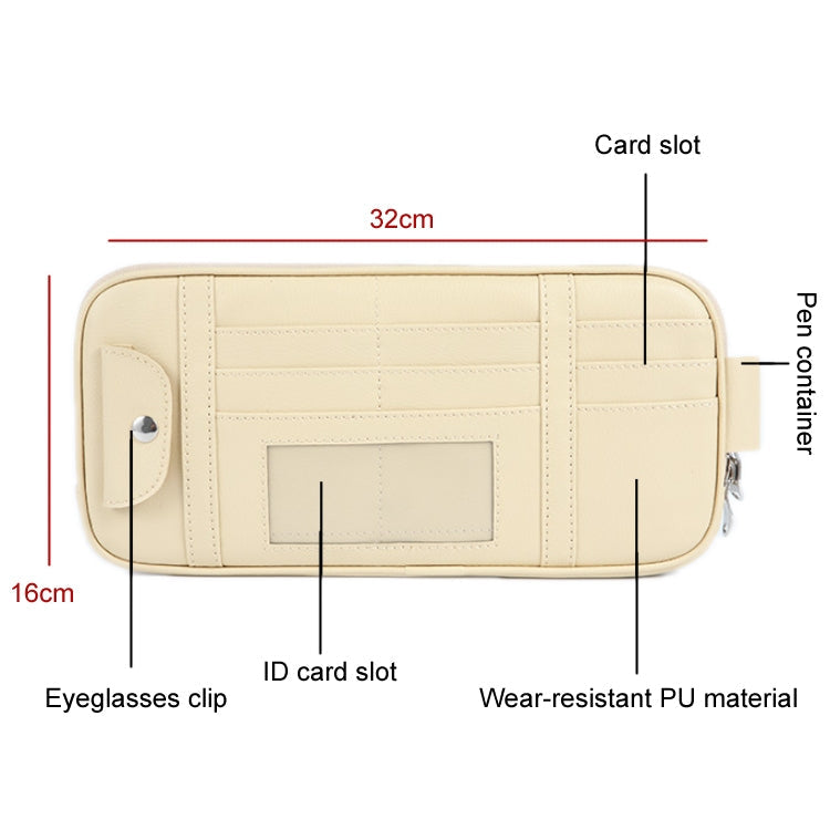 Car Driver License Storage Bag Sun Visor Sunglasses Card Holder ÎҵÄÉ̵ê