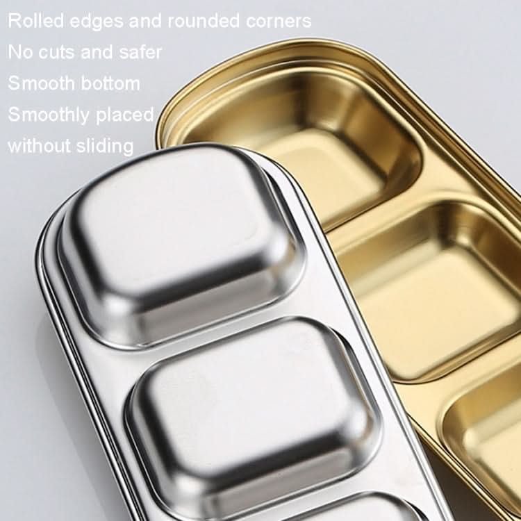 Stainless Steel Square Sauce Dish Hotpot Seasoning Disc Barbecue Tableware Reluova