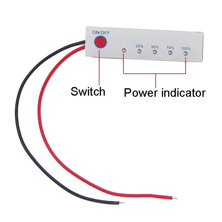 Lithium Battery Power Display Board Iron Phosphate Indicator Board Reluova