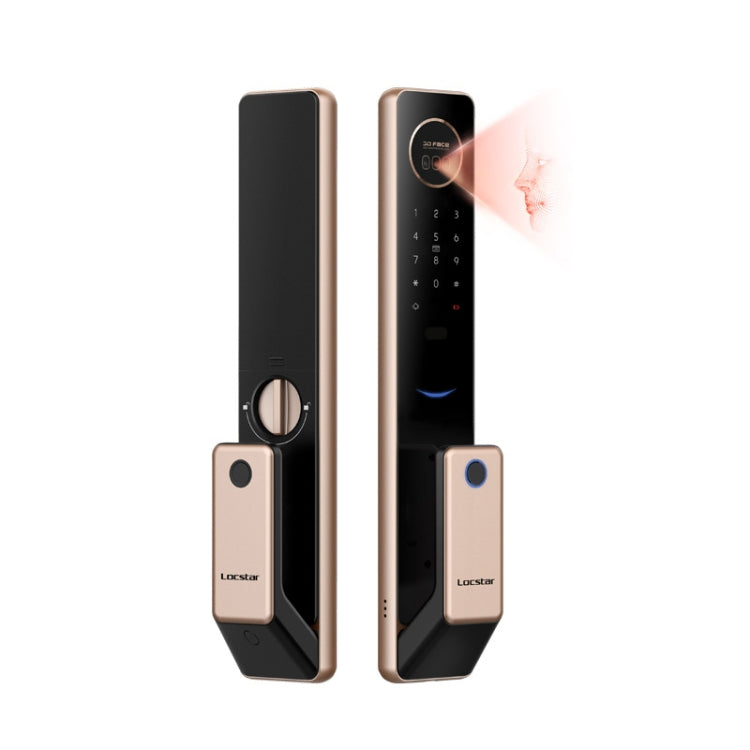 LOCSTAR T100A  3D Face Recognition Fingerprint Code Card Digital Door Lock