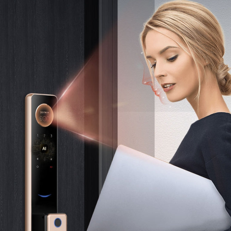 LOCSTAR T100A  3D Face Recognition Fingerprint Code Card Digital Door Lock