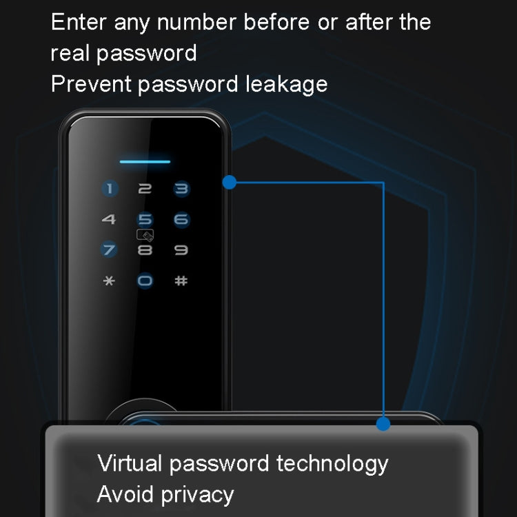 LOCSTAR C89 Smart Fingerprint Password Lock Home Indoor Door TUYA System Lock