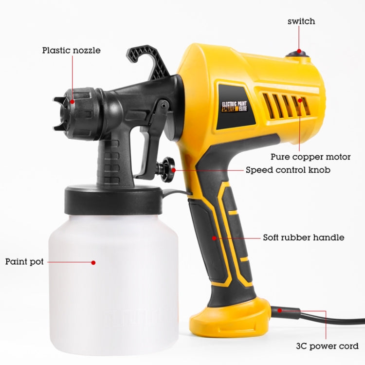 HILDA High Voltage Motorized Paint Spray Tool Portable And Detachable