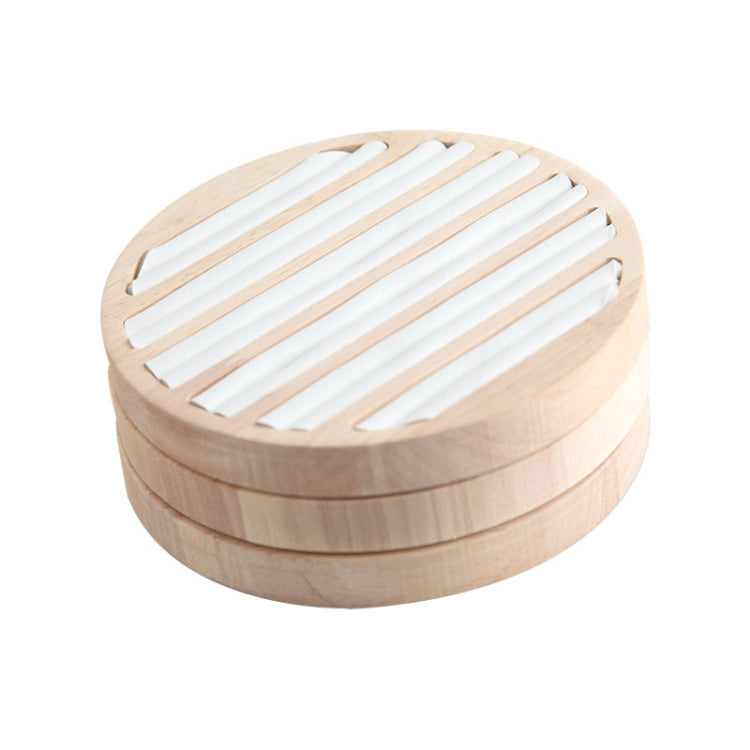 Solid Wooden Round Ring Jewelry Display Board Jewelry Bracelet Storage Tray My Store