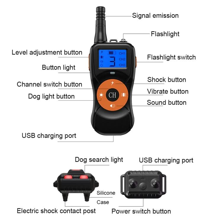 Smart Electronic Remote Control Dog Training Device Waterproof Pets Bark Stopper - Reluova